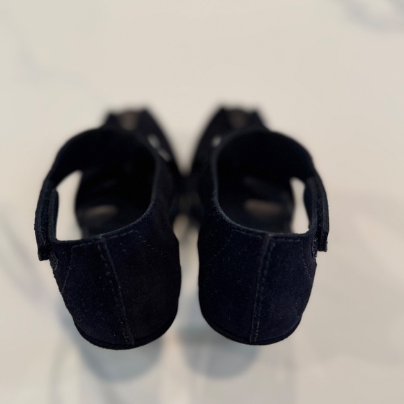 Pedro Garcia “Precious” Black Suede Open-Toe Heels – Size 5.5 US – Pre-Owned - Picture 3 of 16